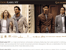 Tablet Screenshot of goldlabelny.com